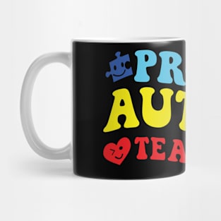 Proud Autism Teacher: Celebrating World Autism Awareness Day Mug